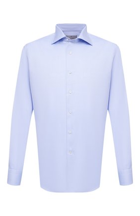 Мужская хлопковая сорочка CANALI голубого цвета по цене 22700 руб., арт. N705/GR01654 | Фото 1 Мужская хлопковая сорочка CANALI голубого цвета, арт. N705/GR01654 | Фото 1