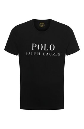 Мужская хлопковая футболка POLO RALPH LAUREN черного цвета по цене 4310 руб., арт. 714830278 | Фото 1 Мужская хлопковая футболка POLO RALPH LAUREN черного цвета, арт. 714830278 | Фото 1