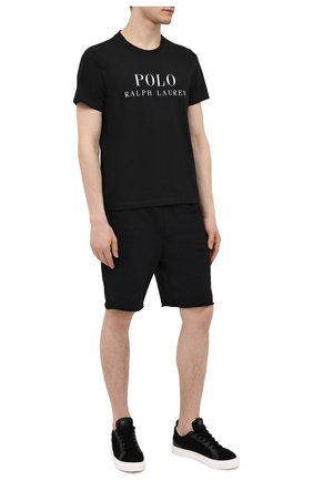 Мужская хлопковая футболка POLO RALPH LAUREN черного цвета по цене 4310 руб., арт. 714830278 | Фото 2 Мужская хлопковая футболка POLO RALPH LAUREN черного цвета, арт. 714830278 | Фото 2