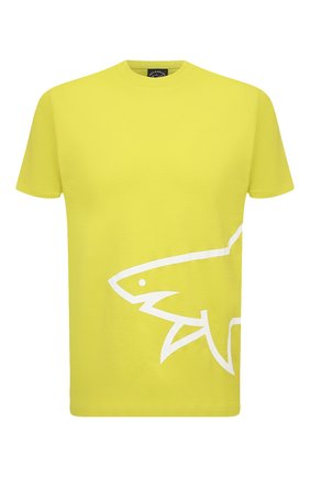 Мужская хлопковая футболка PAUL&SHARK салатового цвета по цене 14500 руб., арт. 21411070/C00 | Фото 1 Мужская хлопковая футболка PAUL&SHARK салатового цвета, арт. 21411070/C00 | Фото 1