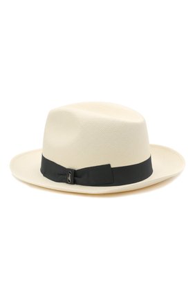 Мужская соломенная шляпа BRIONI серого цвета, арт. 04880L/01Z02 | Фото 2 (Материал: Растительное волокно; Региональные ограничения белый список (Axapta Mercury): RU)