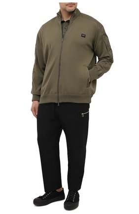 Мужской хлопковый кардиган PAUL&SHARK хаки цвета по цене 52700 руб., арт. 21411715/IAH/3XL-6XL | Фото 2 Мужской хлопковый кардиган PAUL&SHARK хаки цвета, арт. 21411715/IAH/3XL-6XL | Фото 2 (Длина (для топов): Удлиненные; Материал внешний: Хлопок; Рукава: Длинные; Мужское Кросс-КТ: Кардиган-одежда; Стили: Кэжуэл)