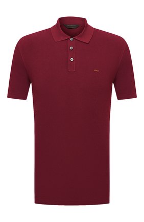 Мужское хлопковое поло ZEGNA COUTURE красного цвета по цене 51150 руб., арт. CWC96/C32 | Фото 1 Мужское хлопковое поло ZEGNA COUTURE красного цвета, арт. CWC96/C32 | Фото 1 (Длина (для топов): Стандартные; Материал внешний: Хлопок; Рукава: Короткие; Застежка: Пуговицы; Стили: Кэжуэл; Кросс-КТ: Трикотаж)