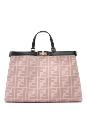 Женский сумка peekaboo x-tote FENDI светло-розового цвета по цене 286000 руб., арт. 8BH374 A9P6 | Фото 1 Женский сумка peekaboo x-tote FENDI светло-розового цвета, арт. 8BH374 A9P6 | Фото 1
