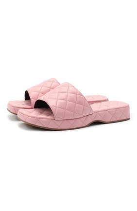 Женские кожаные шлепанцы lilo BY FAR розового цвета по цене 47750 руб., арт. 21SSLIL0MP0CRE | Фото 1 Женские кожаные шлепанцы lilo BY FAR розового цвета, арт. 21SSLIL0MP0CRE | Фото 1