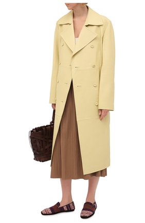 Женские текстильные лоферы LOEWE разноцветного цвета по цене 69750 руб., арт. L815291X07 | Фото 2 Женские текстильные лоферы LOEWE разноцветного цвета, арт. L815291X07 | Фото 2 (Материал внешний: Текстиль; Материал внутренний: Натуральная кожа; Подошва: Плоская; Каблук высота: Низкий)