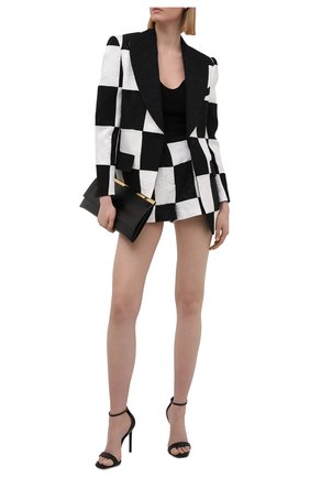 Женские шорты DOLCE & GABBANA черно-белого цвета по цене 78500 руб., арт. FTBVHT/GDX76 | Фото 2 Женские шорты DOLCE & GABBANA черно-белого цвета, арт. FTBVHT/GDX76 | Фото 2