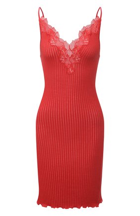 Женская хлопковая сорочка ZIMMERLI красного цвета по цене 15900 руб., арт. 260-3092 | Фото 1 Женская хлопковая сорочка ZIMMERLI красного цвета, арт. 260-3092 | Фото 1