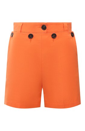 Женские хлопковые шорты MSGM оранжевого цвета по цене 26250 руб., арт. 3042MDB104 217300 | Фото 1 Женские хлопковые шорты MSGM оранжевого цвета, арт. 3042MDB104 217300 | Фото 1
