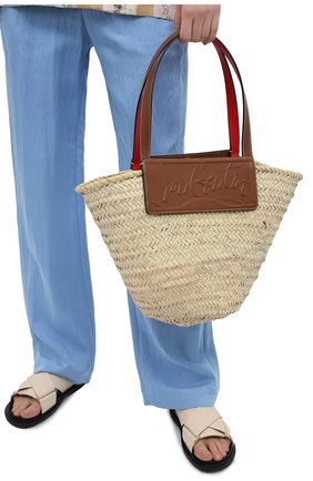 Женский сумка-тоут loubishore CHRISTIAN LOUBOUTIN коричневого цвета по цене 47050 руб., арт. 1215220/L0UBISH0RE W0VEN | Фото 2 Женский сумка-тоут loubishore CHRISTIAN LOUBOUTIN коричневого цвета, арт. 1215220/L0UBISH0RE W0VEN | Фото 2 (Материал: Растительное волокно; Сумки-технические: Сумки-шопперы; Размер: medium; Ошибки технического описания: Нет ширины)