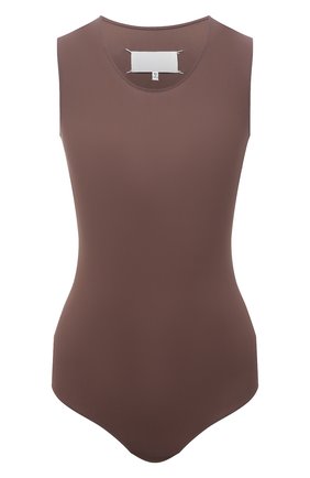 Женское боди MAISON MARGIELA коричневого цвета по цене 24050 руб., арт. S29NA0150/S20518 | Фото 1 Женское боди MAISON MARGIELA коричневого цвета, арт. S29NA0150/S20518 | Фото 1