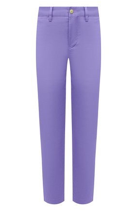Женские хлопковые брюки POLO RALPH LAUREN фиолетового цвета по цене 14150 руб., арт. 211800738 | Фото 1 Женские хлопковые брюки POLO RALPH LAUREN фиолетового цвета, арт. 211800738 | Фото 1