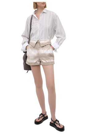 Женские джинсовые шорты STELLA MCCARTNEY бежевого цвета по цене 48500 руб., арт. 603007/S0H31 | Фото 2 Женские джинсовые шорты STELLA MCCARTNEY бежевого цвета, арт. 603007/S0H31 | Фото 2 (Материал внешний: Хлопок, Деним; Длина Ж (юбки, платья, шорты): Мини; Кросс-КТ: Деним; Женское Кросс-КТ: Шорты-одежда; Стили: Гранж; Региональные ограничения белый список (Axapta Mercury): RU)