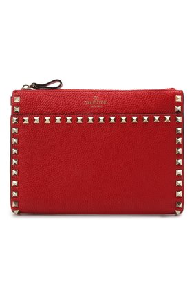 Женский кожаный футляр для документов rockstud VALENTINO красного цвета по цене 52900 руб., арт. VW0P0V27/VSH | Фото 1 Женский кожаный футляр для документов rockstud VALENTINO красного цвета, арт. VW0P0V27/VSH | Фото 1