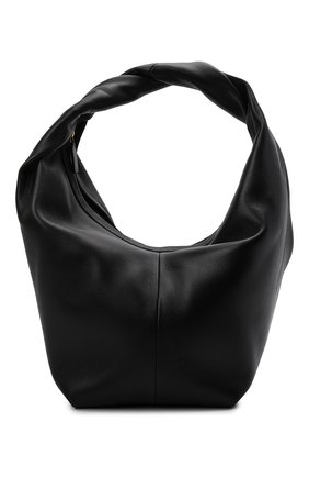Женская сумка roman stud VALENTINO черного цвета, арт. VW0B0J14/BSF | Фото 1 (Материал: Натуральная кожа; Сумки-технические: Сумки top-handle; Размер: small)