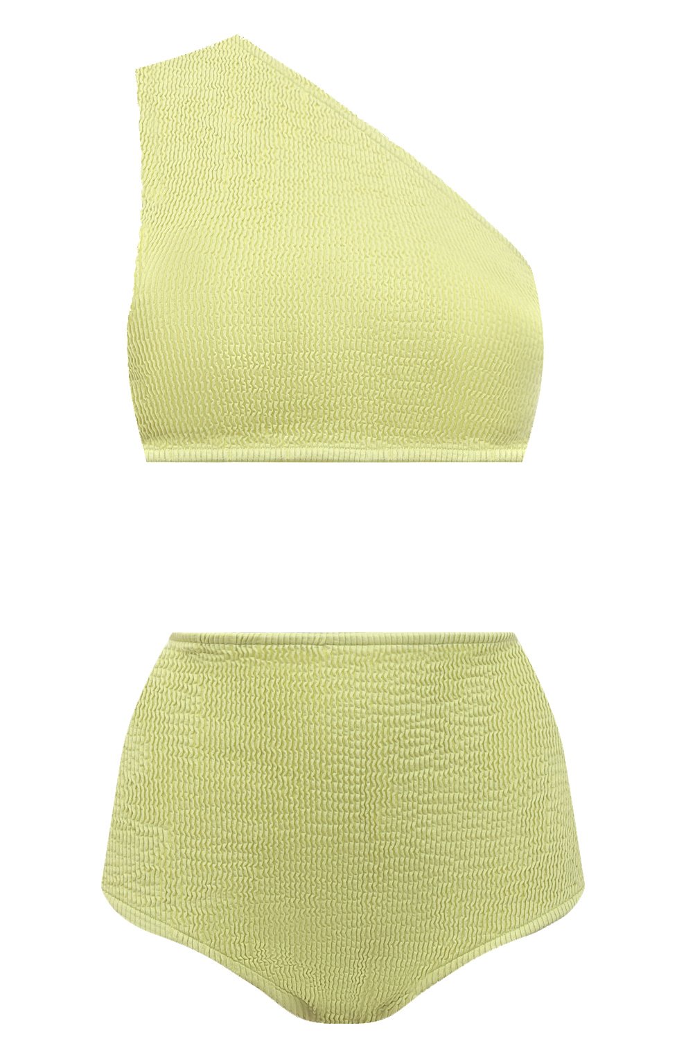 Женский раздельный купальник BOTTEGA VENETA светло-зеленого цвета, арт. 625398/3V945 | Фото 1