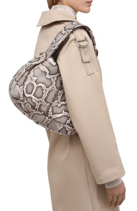 Женская сумка из кожи питона TOD’S бежевого цвета по цене 336000 руб., арт. XBWA0US0200PQW/PBIV | Фото 2 Женская сумка из кожи питона TOD’S бежевого цвета, арт. XBWA0US0200PQW/PBIV | Фото 2