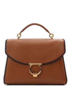 Женская сумка margot SALVATORE FERRAGAMO коричневого цвета по цене 220000 руб., арт. Z-0741258 | Фото 1 Женская сумка margot SALVATORE FERRAGAMO коричневого цвета, арт. Z-0741258 | Фото 1