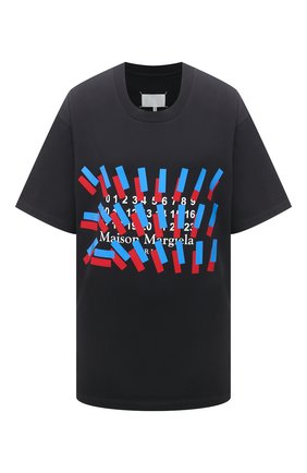 Женская хлопковая футболка MAISON MARGIELA черного цвета по цене 33400 руб., арт. S29GC0297/S23935 | Фото 1 Женская хлопковая футболка MAISON MARGIELA черного цвета, арт. S29GC0297/S23935 | Фото 1