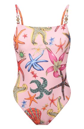 Женский слитный купальник VERSACE оранжевого цвета по цене 62400 руб., арт. ABD07030/1F01224 | Фото 1 Женский слитный купальник VERSACE оранжевого цвета, арт. ABD07030/1F01224 | Фото 1