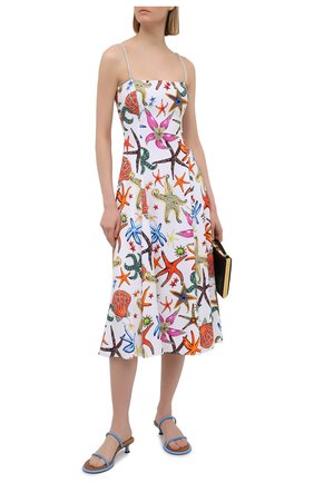 Женское платье из вискозы VERSACE разноцветного цвета по цене 336500 руб., арт. A88933/1F01145 | Фото 2 Женское платье из вискозы VERSACE разноцветного цвета, арт. A88933/1F01145 | Фото 2