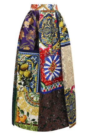 Женская юбка DOLCE & GABBANA разноцветного цвета по цене 184000 руб., арт. F4B10T/GDX74 | Фото 1 Женская юбка DOLCE & GABBANA разноцветного цвета, арт. F4B10T/GDX74 | Фото 1