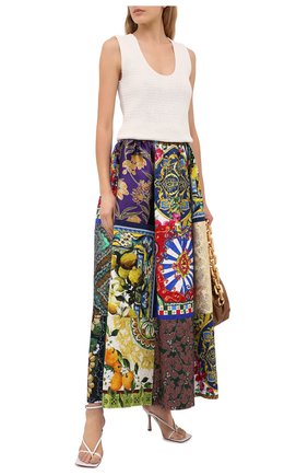 Женская юбка DOLCE & GABBANA разноцветного цвета по цене 184000 руб., арт. F4B10T/GDX74 | Фото 2 Женская юбка DOLCE & GABBANA разноцветного цвета, арт. F4B10T/GDX74 | Фото 2