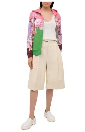 Женский хлопковая толстовка VALENTINO фиолетового цвета по цене 159500 руб., арт. VB0MF09X6F7 | Фото 2 Женский хлопковая толстовка VALENTINO фиолетового цвета, арт. VB0MF09X6F7 | Фото 2