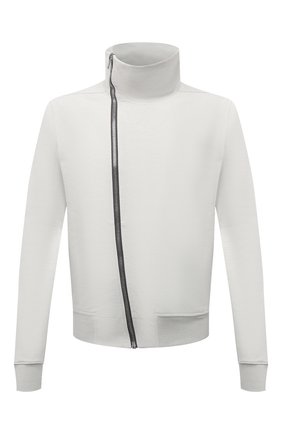 Мужской хлопковая толстовка RICK OWENS светло-серого цвета по цене 82100 руб., арт. RU21S6272/BA | Фото 1 Мужской хлопковая толстовка RICK OWENS светло-серого цвета, арт. RU21S6272/BA | Фото 1
