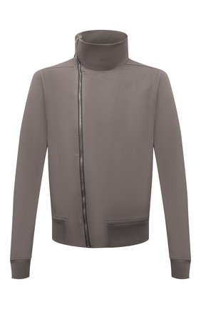 Мужской хлопковая толстовка RICK OWENS серого цвета по цене 82100 руб., арт. RU21S6272/BA | Фото 1 Мужской хлопковая толстовка RICK OWENS серого цвета, арт. RU21S6272/BA | Фото 1