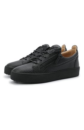 Мужские кожаные кеды frankie GIUSEPPE ZANOTTI DESIGN черного цвета по цене 56900 руб., арт. RU00043/014 | Фото 1 Мужские кожаные кеды frankie GIUSEPPE ZANOTTI DESIGN черного цвета, арт. RU00043/014 | Фото 1