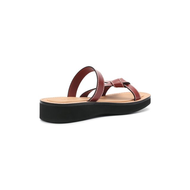 фото Кожаные шлепанцы loewe