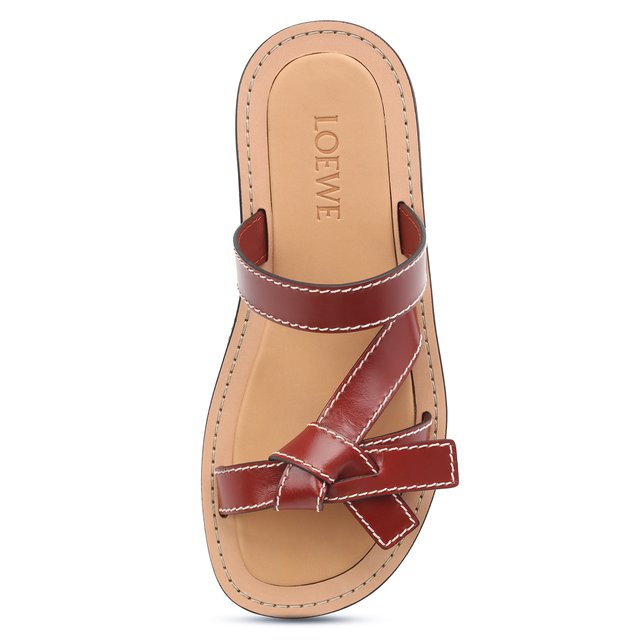 фото Кожаные шлепанцы loewe