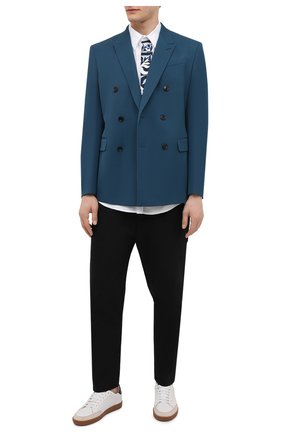 Мужская хлопковая рубашка DOLCE & GABBANA белого цвета по цене 105000 руб., арт. G5IM7T/GEQ22 | Фото 2 Мужская хлопковая рубашка DOLCE & GABBANA белого цвета, арт. G5IM7T/GEQ22 | Фото 2