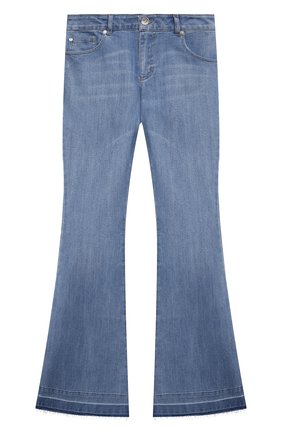 Детские джинсы ERMANNO SCERVINO голубого цвета по цене 22900 руб., арт. ESFPA012 CE50 WSUNI1/M-XL | Фото 1 Детские джинсы ERMANNO SCERVINO голубого цвета, арт. ESFPA012 CE50 WSUNI1/M-XL | Фото 1 (Материал внешний: Синтетический материал, Хлопок; Кросс-КТ: джинсы; Региональные ограничения белый список (Axapta Mercury): RU; Детали: Потертости; Ростовка одежда: 13 - 15 лет | 158 см, 12 лет | 152 см, 16 лет | 164 см)