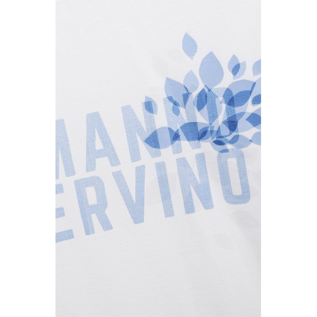 Хлопковая футболка Ermanno Scervino ESFTS012 JE95 WSUNI1/M-XL Фото 3