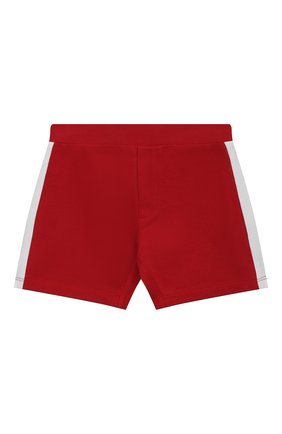 Детский комплект из поло и шорт MONCLER красного цвета по цене 17300 руб., арт. G1-951-8M760-20-8496F | Фото 4 Детский комплект из поло и шорт MONCLER красного цвета, арт. G1-951-8M760-20-8496F | Фото 4