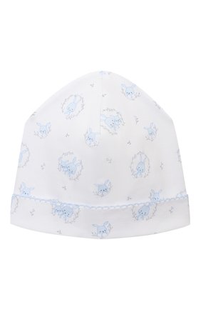 Детского хлопковая шапка KISSY KISSY голубого цвета по цене 1240 руб., арт. KB505661N | Фото 1 Детского хлопковая шапка KISSY KISSY голубого цвета, арт. KB505661N | Фото 1