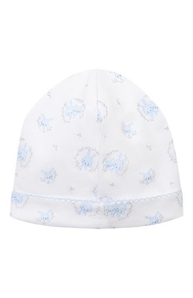 Детского хлопковая шапка KISSY KISSY голубого цвета по цене 1240 руб., арт. KB505661N | Фото 2 Детского хлопковая шапка KISSY KISSY голубого цвета, арт. KB505661N | Фото 2