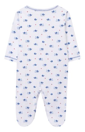 Детский хлопковый комбинезон KISSY KISSY синего цвета по цене 3995 руб., арт. KBQ05734N | Фото 2 Детский хлопковый комбинезон KISSY KISSY синего цвета, арт. KBQ05734N | Фото 2