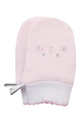 Детские хлопковые варежки KISSY KISSY розового цвета по цене 1130 руб., арт. KG4056640 | Фото 1 Детские хлопковые варежки KISSY KISSY розового цвета, арт. KG4056640 | Фото 1