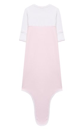 Детский комплект из комбинезона и шапки KISSY KISSY розового цвета по цене 5640 руб., арт. KGW05650N | Фото 3 Детский комплект из комбинезона и шапки KISSY KISSY розового цвета, арт. KGW05650N | Фото 3