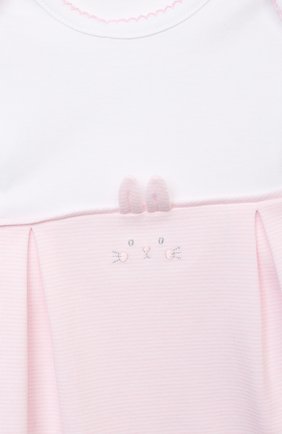 Детский комплект из комбинезона и шапки KISSY KISSY розового цвета по цене 5640 руб., арт. KGW05650N | Фото 4 Детский комплект из комбинезона и шапки KISSY KISSY розового цвета, арт. KGW05650N | Фото 4
