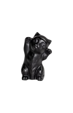 Скульптура котенок LALIQUE черного цвета по цене 38650 руб., арт. 10733400 | Фото 1 Скульптура котенок LALIQUE черного цвета, арт. 10733400 | Фото 1