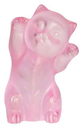 Скульптура котенок LALIQUE розового цвета, арт. 10733600 | Фото 1