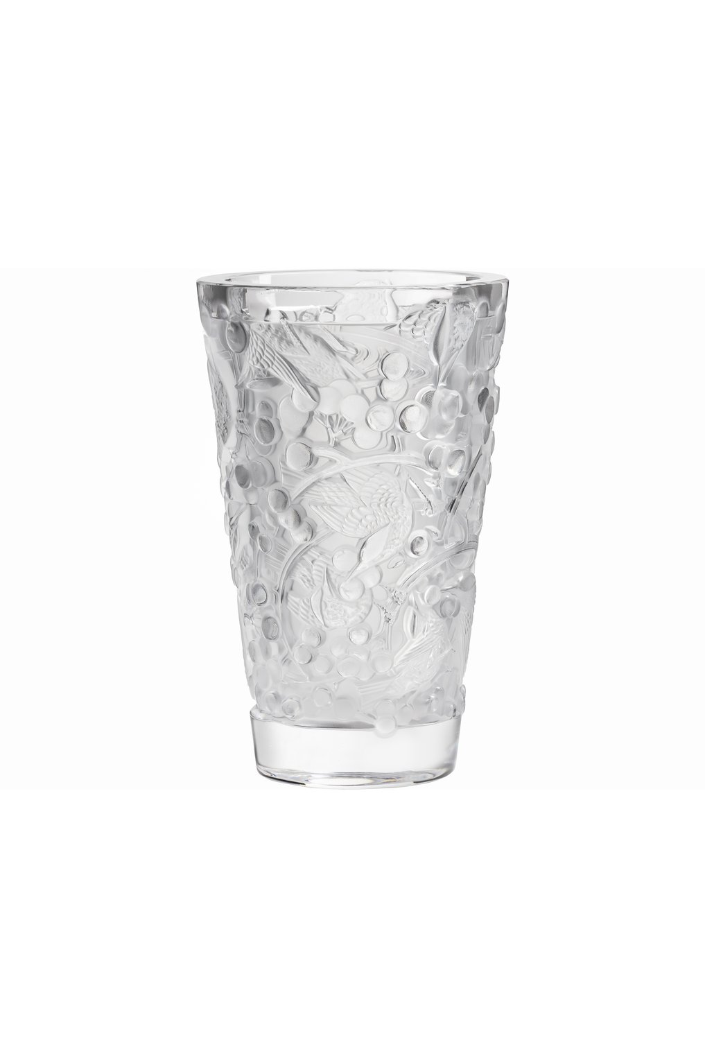 Ваза merles & raisins средняя LALIQUE прозрачного цвета, арт. 10732100 | Фото 1