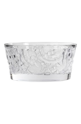 Ваза merles & raisins LALIQUE прозрачного цвета по цене 193500 руб., арт. 10732900 | Фото 1 Ваза merles & raisins LALIQUE прозрачного цвета, арт. 10732900 | Фото 1