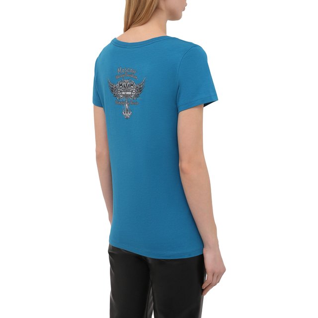 фото Хлопковая футболка harley-davidson