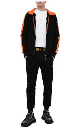 Мужской хлопковая толстовка PARAJUMPERS черного цвета по цене 25500 руб., арт. XF02/ALDRIN | Фото 2 Мужской хлопковая толстовка PARAJUMPERS черного цвета, арт. XF02/ALDRIN | Фото 2