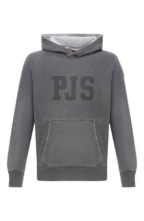 Мужской хлопковое худи PARAJUMPERS серого цвета по цене 22350 руб., арт. CK10/L0RN CRK | Фото 1 Мужской хлопковое худи PARAJUMPERS серого цвета, арт. CK10/L0RN CRK | Фото 1